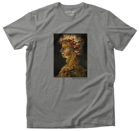 Koszulka z nadrukiem Ogień Giuseppe Arcimboldo