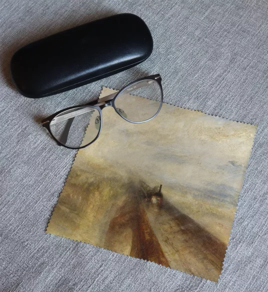 Ściereczka do okularów Deszcz, para i prędkość - Wielka Zachodnia Kolej William Turner