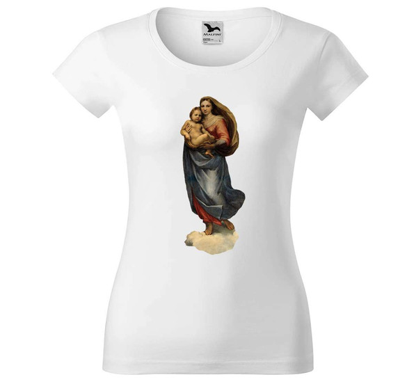 Bluzka damska Madonna Sykstyńska Rafael Santi