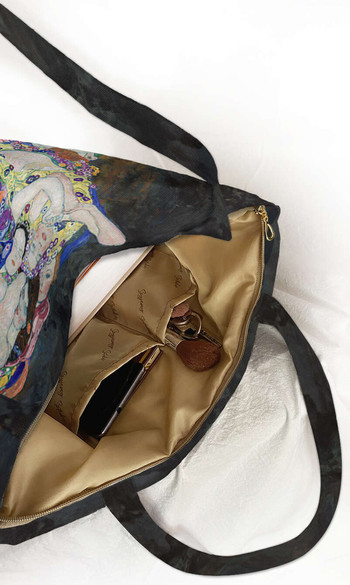 Torba na ramię shopper Dziewica Gustav Klimt