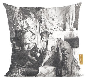 Poduszka Sprzedaż amuletów Henryk Siemiradzki