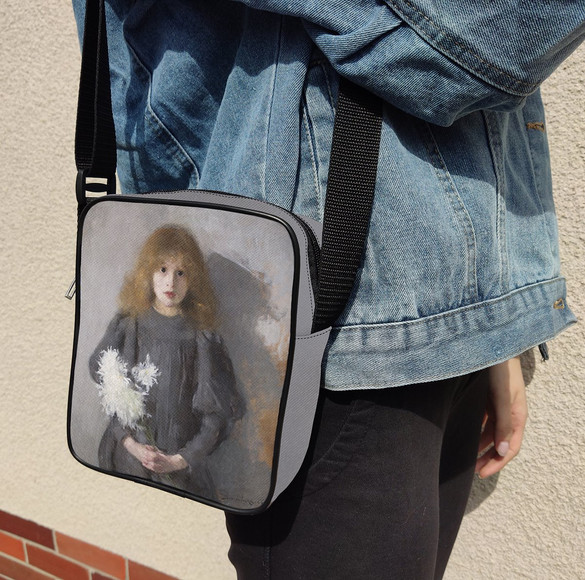 Torba Listonoszka Dziewczyna z chryzantemami Olga Boznańska