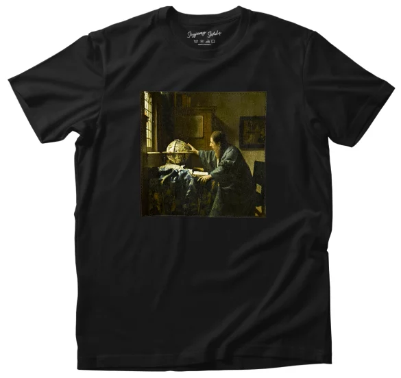 Koszulka z naszywką Astronom Jan Vermeer