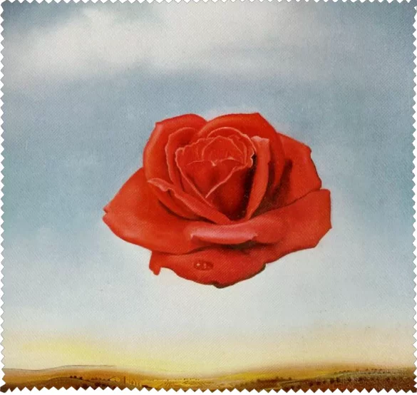 Ściereczka do okularów Róża medytacyjna Salvador Dali