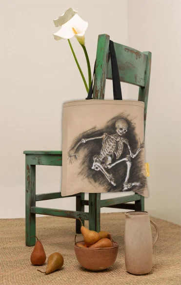 Torba na ramię Studium szkieletu Władysław Podkowiński