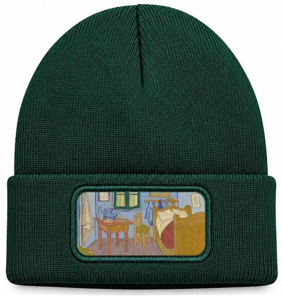Czapka zimowa Pokój van Gogha w Arles (III) Vincent Van Gogh – zielona