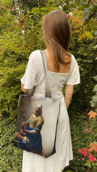 Torba na ramię shopper Mleczarka Jan Vermeer