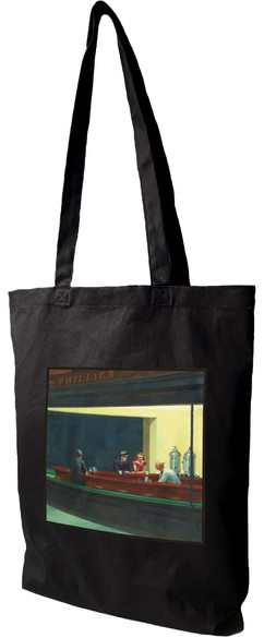 Torba z naszywką Nocne marki Edward Hopper