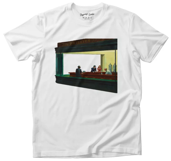 Koszulka Nocne marki Edward Hopper