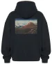 Bluza oversize Ulewa pod szczytem Katsushika Hokusai