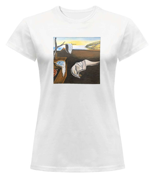 Bluzka damska z naszywką Trwałość pamięci Salvador Dali 