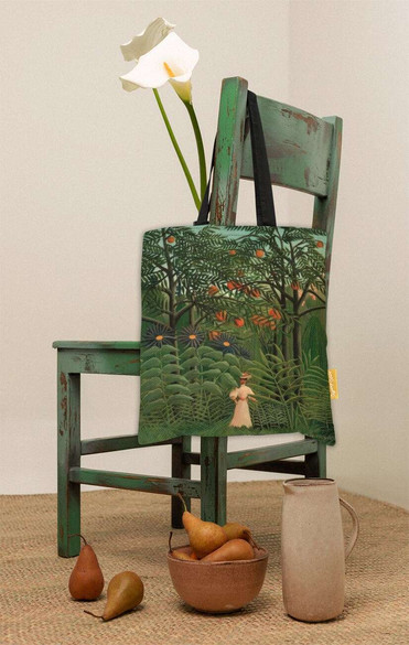 Torba na ramię Woman Walking in an Exotic Forest Henri Rousseau