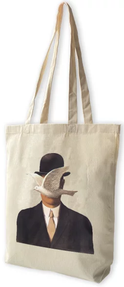 Torba bawełniana Mężczyzna w meloniku René Magritte