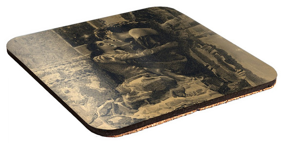 Podkładka pod kubek Tamara i Demon Mikhail Aleksandrovich Vrubel