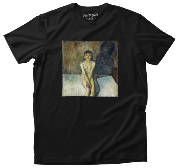 Koszulka z naszywką Puberty (Dojrzewanie) Edvard Munch