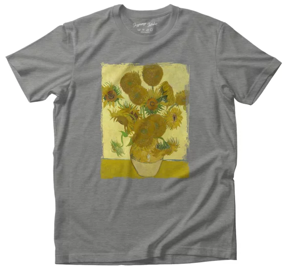 Koszulka Martwa natura: wazon z piętnastoma słonecznikami Vincent Van Gogh