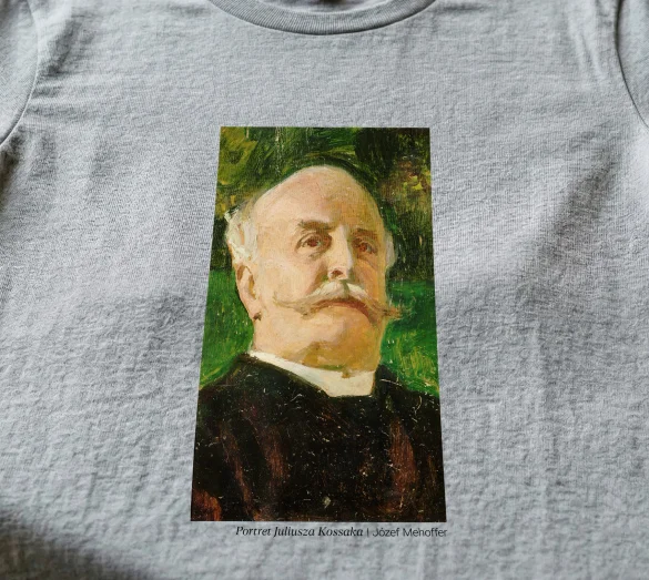 Koszulka z nadrukiem Portret Juliusza Kossaka Józef Mehoffer