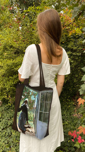 Torba na ramię shopper Bretońska dziewczyna Anna Bilińska-Bohdanowiczowa