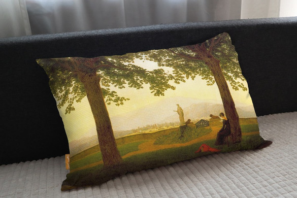 Poduszka Taras ogrodowy Caspar David Friedrich