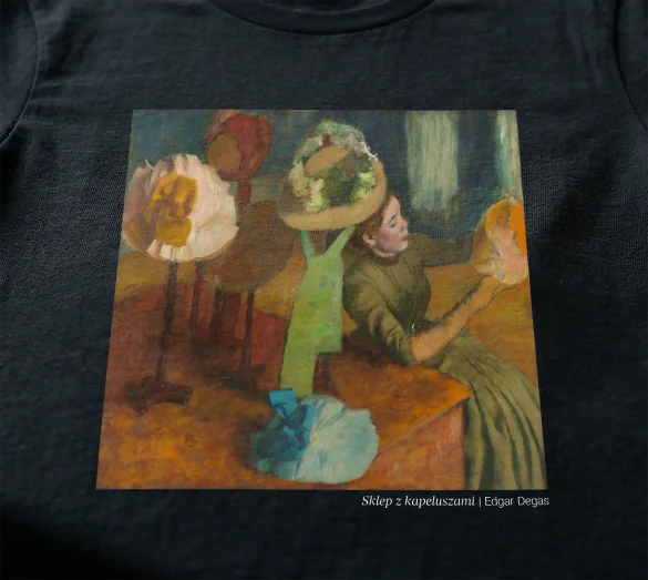 Bluzka damska Sklep z kapeluszami Edgar Degas