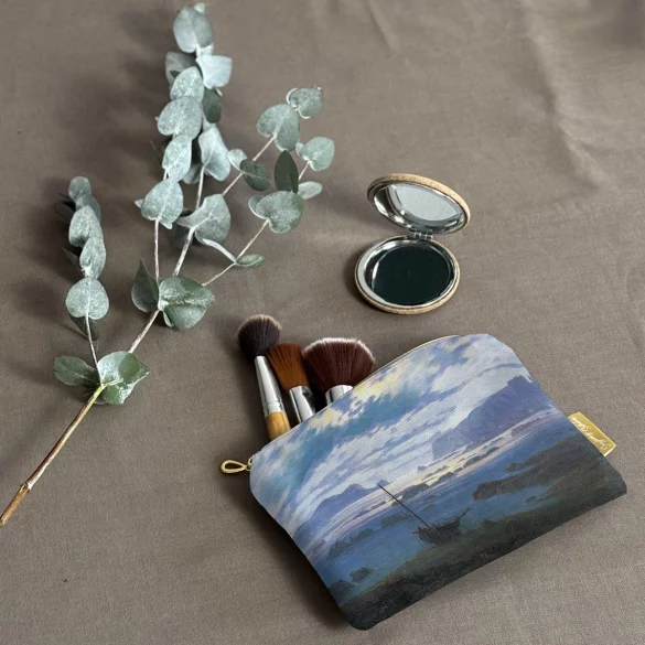 Kosmetyczka mini Morze Północne w świetle księżyca Caspar David Friedrich