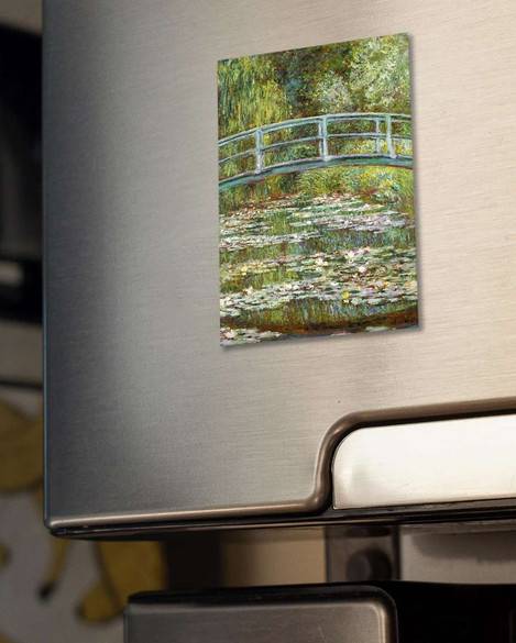 Magnes Most nad stawem z liliami wodnymi Claude Monet