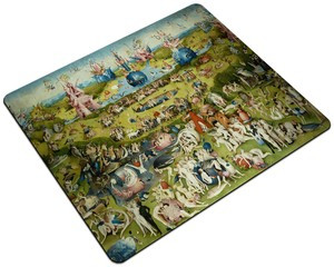 Podkładka Ogród ziemskich rozkoszy Hieronim Bosch 24x19cm