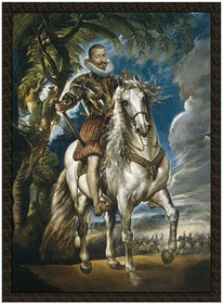 Naszywka Portret konny księcia Lermy Peter Paul Rubens