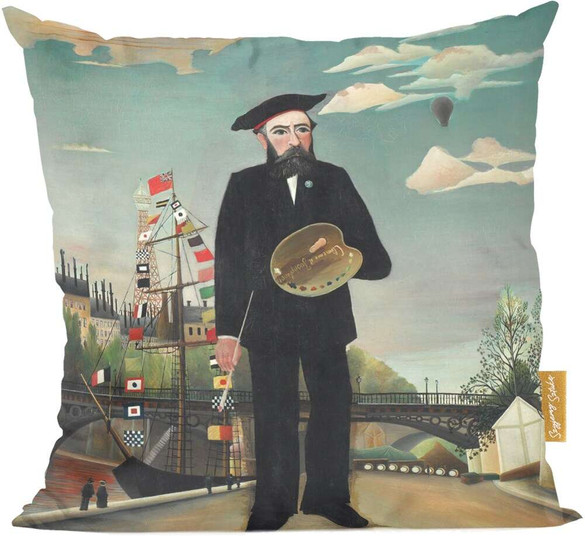 Poduszka Ja sam, portret-pejzaż Henri Rousseau