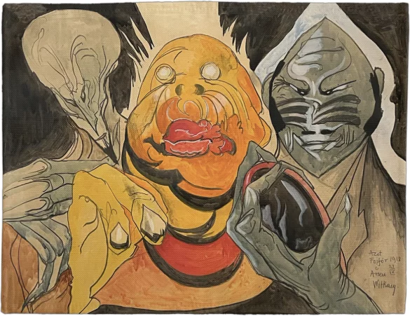 Podkładka na stół Azot, Fosfór i Arsen Witkacy