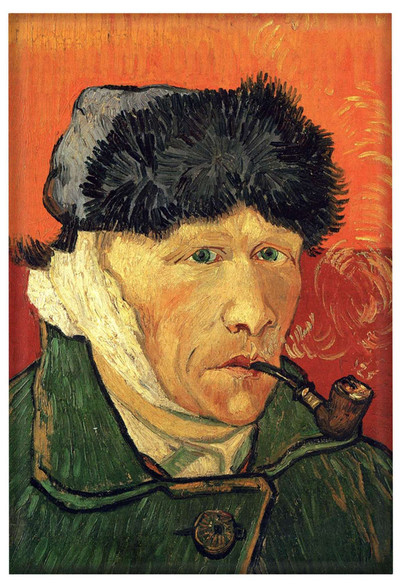 Magnes Autoportret z zabandażowanym uchem Vincent Van Gogh