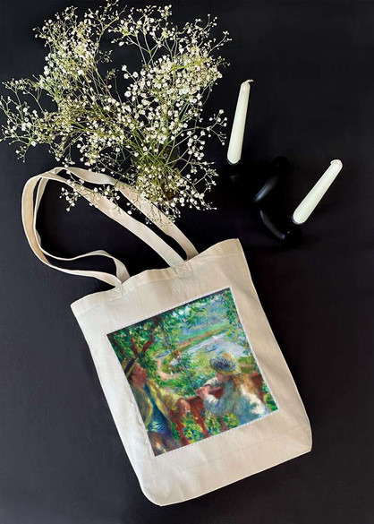 Torba z naszywką Blisko jeziora Pierre-Auguste Renoir