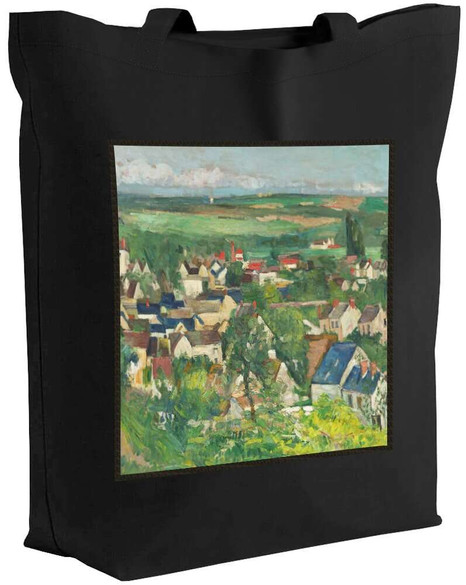 Torba z naszywką Auvers, widok panoramiczny Paul Cezanne