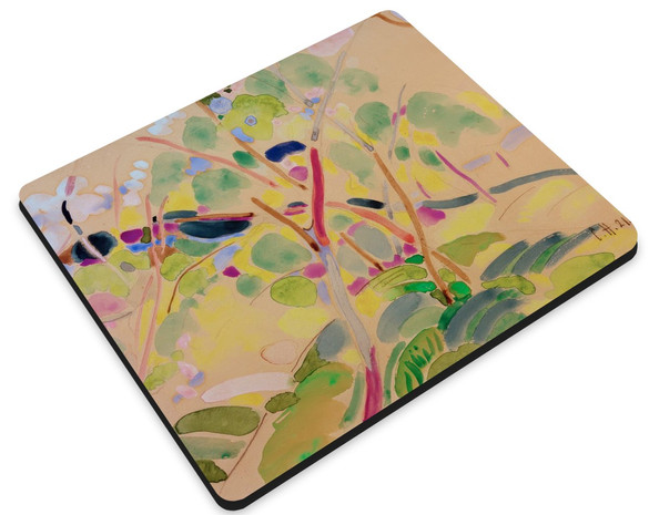 Podkładka Krajobraz z drzewami w pobliżu Pretzfeld Curt Herrmann 36x29cm