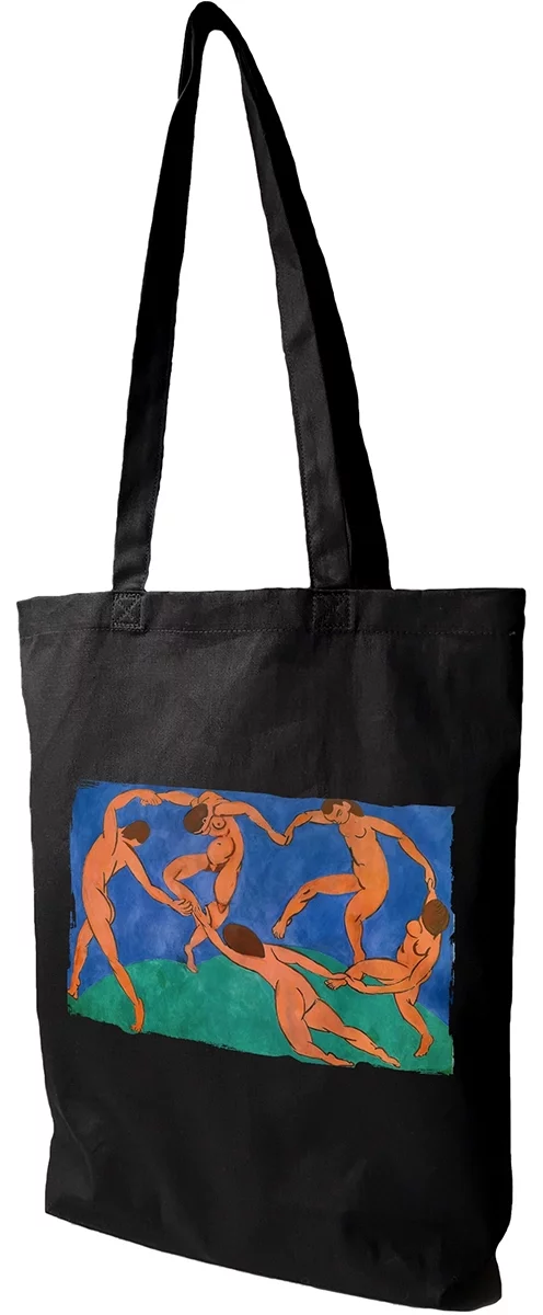 Torba bawełniana Taniec Henri Matisse, Czarna