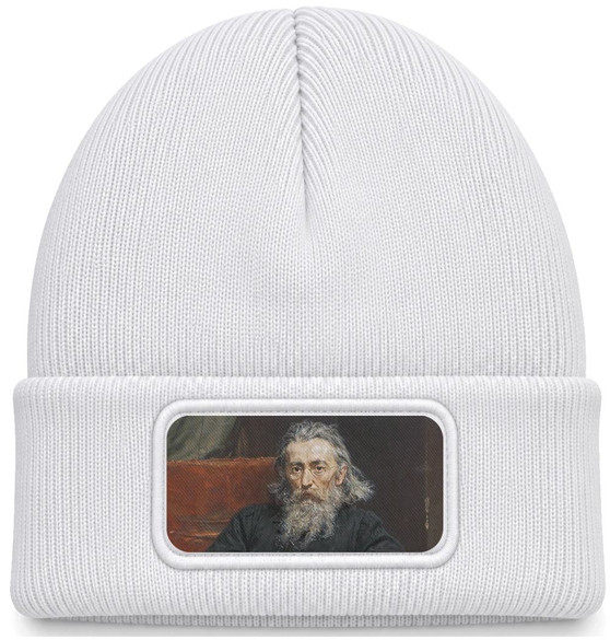 Czapka zimowa Autoportret Jan Matejko – biała