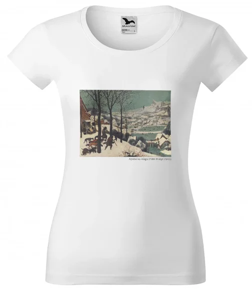 Bluzka damska Myśliwi na śniegu Pieter Bruegel starszy