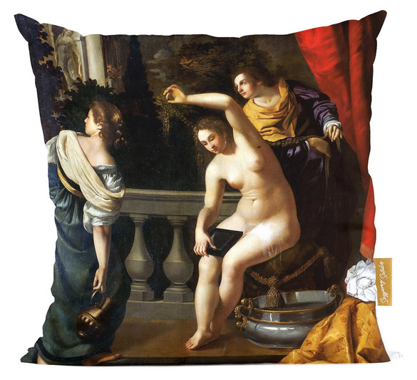 Poduszka Batszeba w swojej kąpieli Artemisia Gentileschi