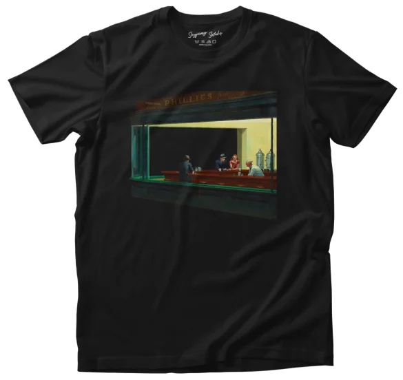 Koszulka Nocne marki Edward Hopper