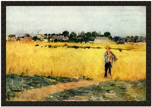 Naszywka W pszenicy Berthe Morisot