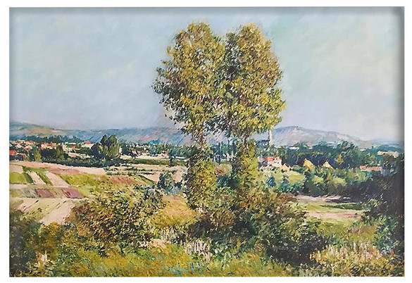 Magnes Krajobraz w Argenteuil Gustave Caillebotte