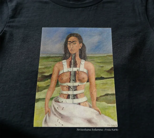 Bluzka damska Strzaskana kolumna Frida Kahlo