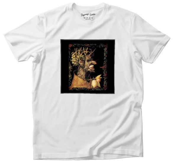 Koszulka z naszywką Zima Giuseppe Arcimboldo