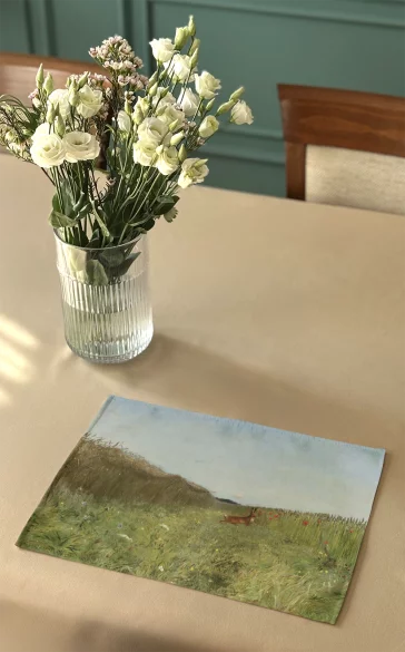 Podkładka na stół Zając wśród zboża Józef Chełmoński