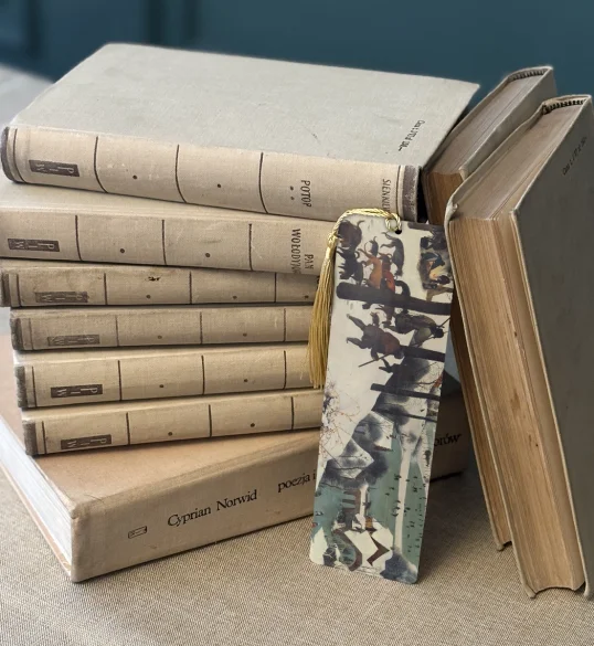 Zakładka do książki Myśliwi na śniegu Pieter Bruegel starszy