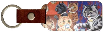 Brelok Herbata dla kota Louis Wain