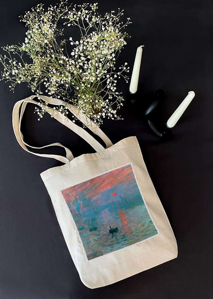 Torba z naszywką Impresja, wschód słońca Claude Monet