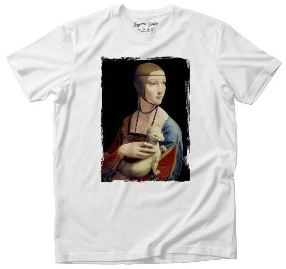 Koszulka Dama z gronostajem Leonardo da Vinci
