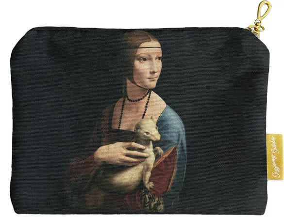 Kosmetyczka mini Dama z gronostajem Leonardo da Vinci