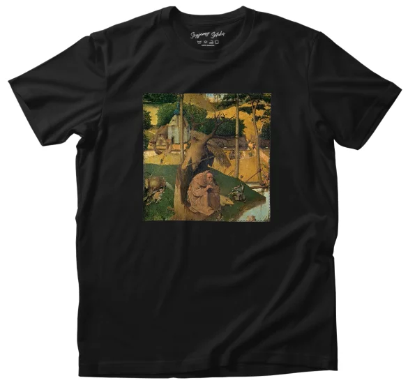 Koszulka z naszywką Kuszenie św. Antoniego Hieronim Bosch